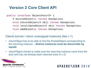 Apache Commons Pool and DBCP - Version 2 Update | PDF