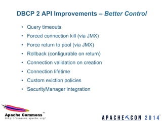 Apache Commons Pool and DBCP - Version 2 Update | PDF