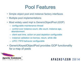Apache Commons Pool and DBCP - Version 2 Update | PDF
