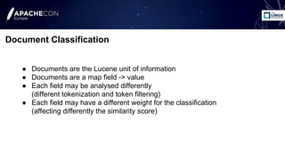 Apache Lucene/Solr Document Classification