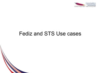 Fediz and STS Use cases
 