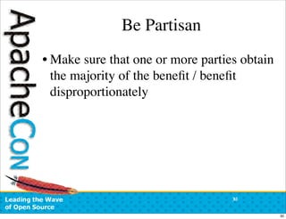 ApacheCon US 2007:  Open Source Community Antipatterns