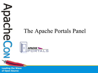 The Apache Portals Panel
 