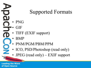 Apache Sanselan (ApacheCon US 2007 FFT)