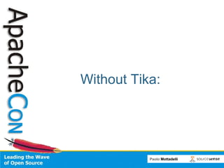 Without Tika: 