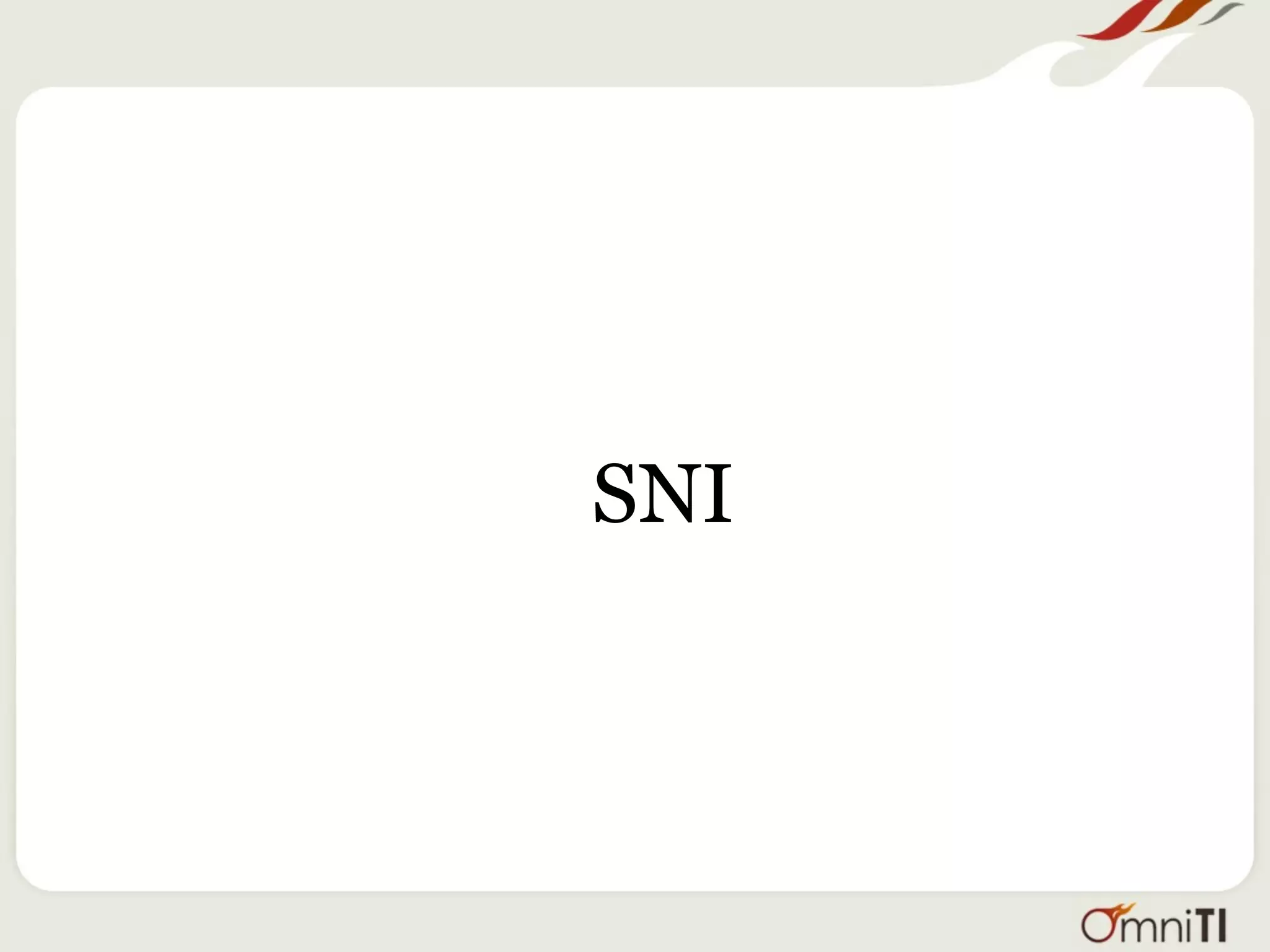 SNI
 