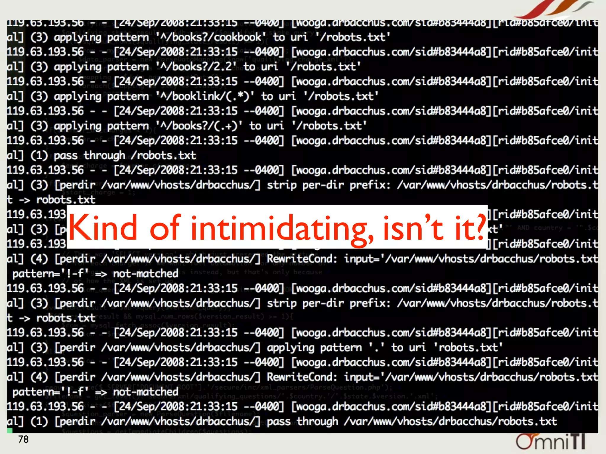 Learn to ignore the irrelevant bits




78
 