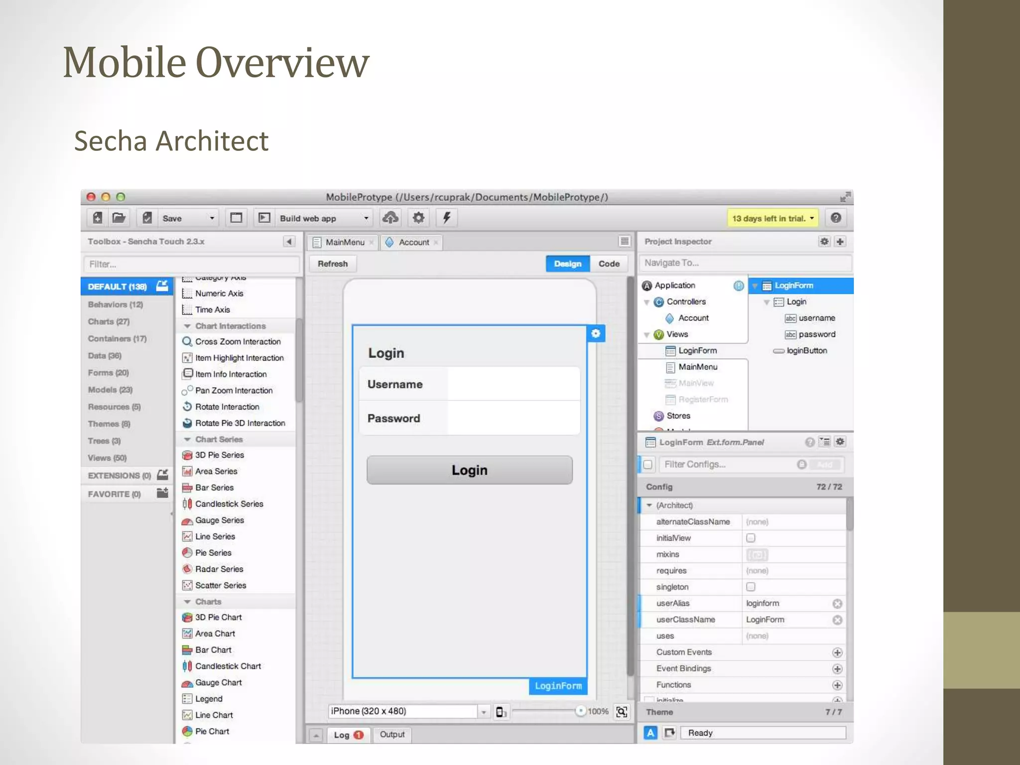 MobileOverview
Secha Architect
 
