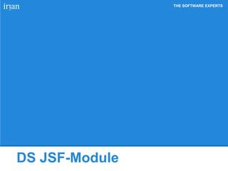 THE SOFTWARE EXPERTS
DS JSF-Module
 