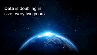 ®
© 2014 MapR Technologies 2
Data is doubling in
size every two years
 