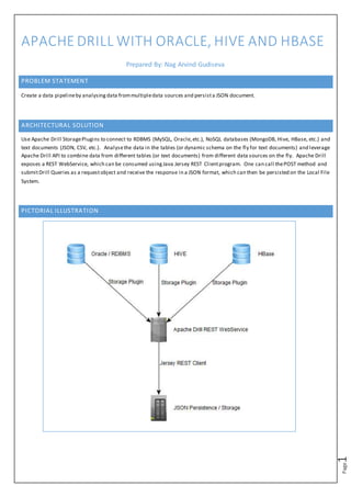 Apache Drill with Oracle, Hive and HBase | DOCX | Databases | Computer ...