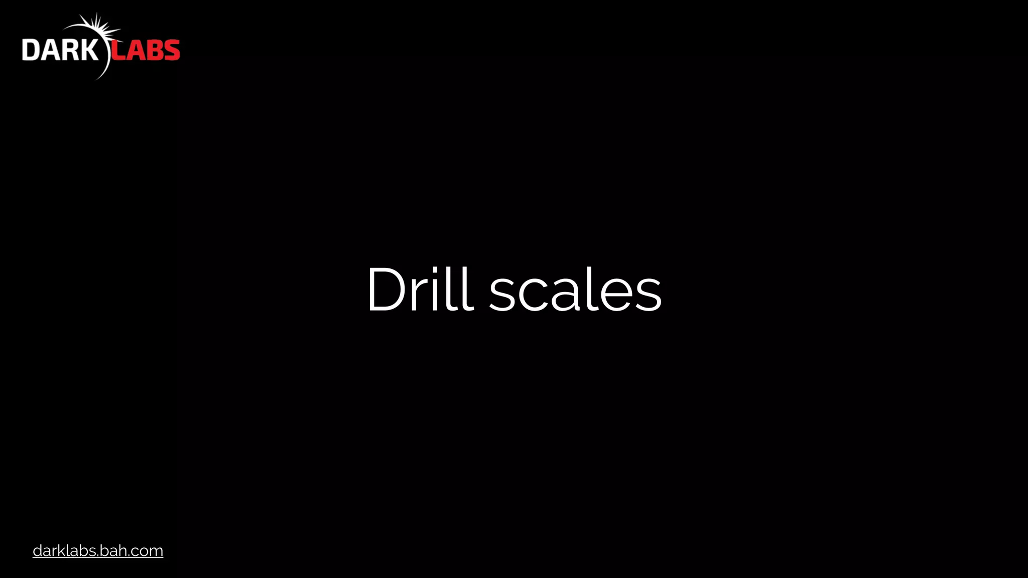 darklabs.bah.com
Drill scales
 