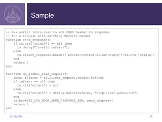Apache Traffic Server & Lua | PDF