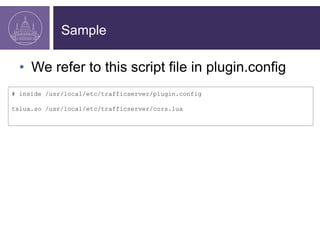 Apache Traffic Server & Lua | PDF