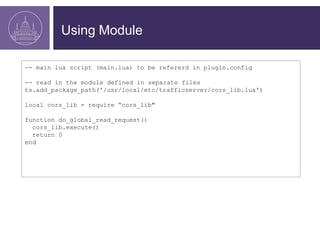 Apache Traffic Server & Lua | PDF
