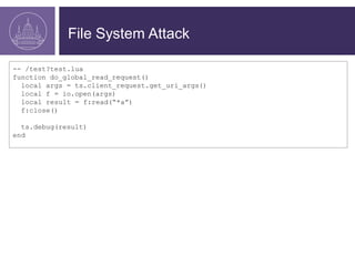 Apache Traffic Server & Lua | PDF