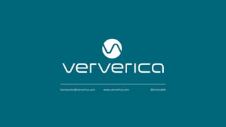 © 2019 Ververica
www.ververica.com @snntrablekonstantin@ververica.com
 