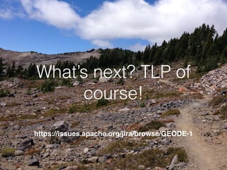 What’s next? TLP of
course!
https://issues.apache.org/jira/browse/GEODE-1
 