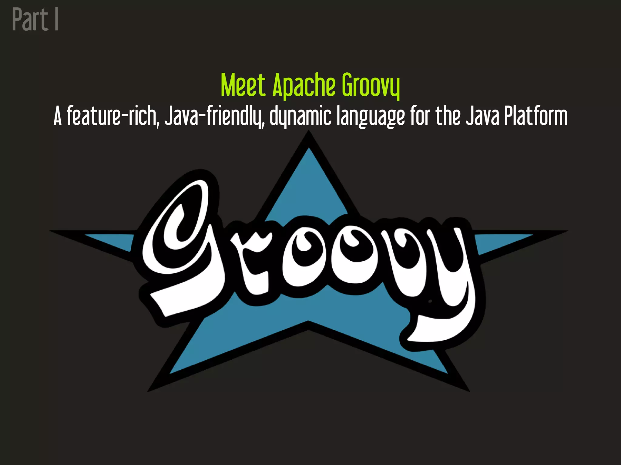 Apache Groovy: the language and the ecosystem | PPT
