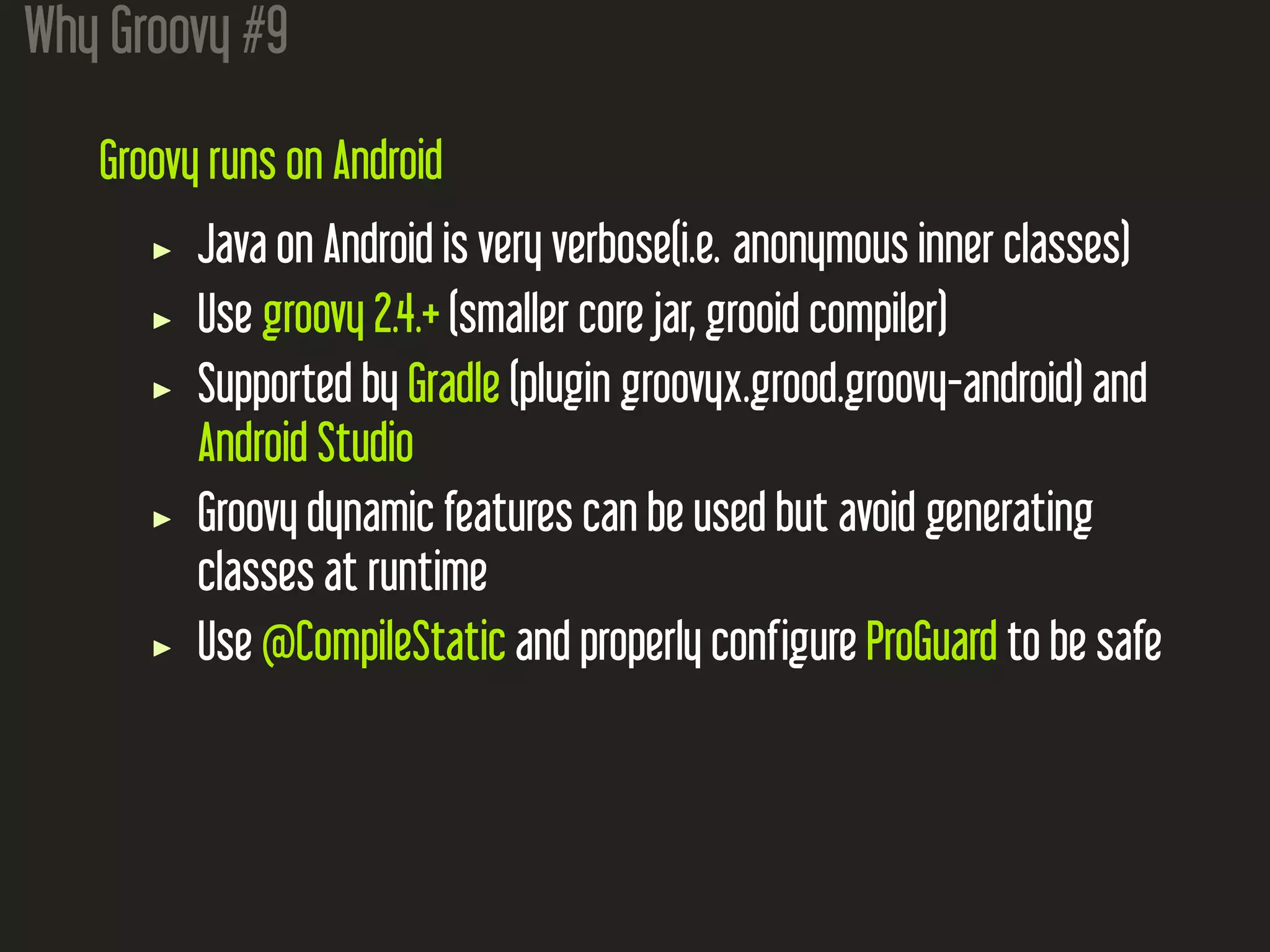 Apache Groovy: the language and the ecosystem | PPT