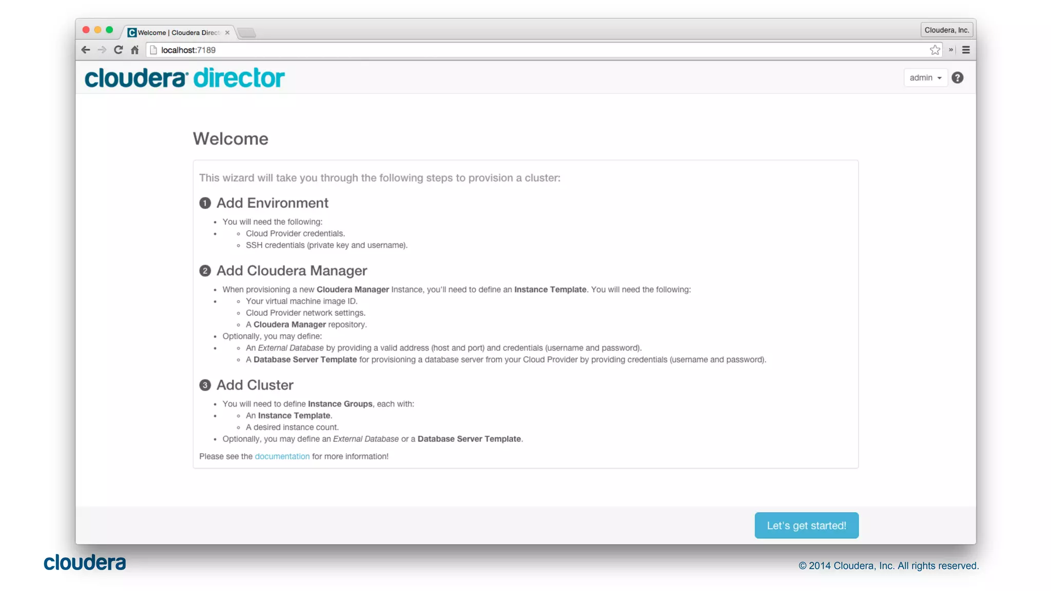 © 2014 Cloudera, Inc. All rights reserved.
 