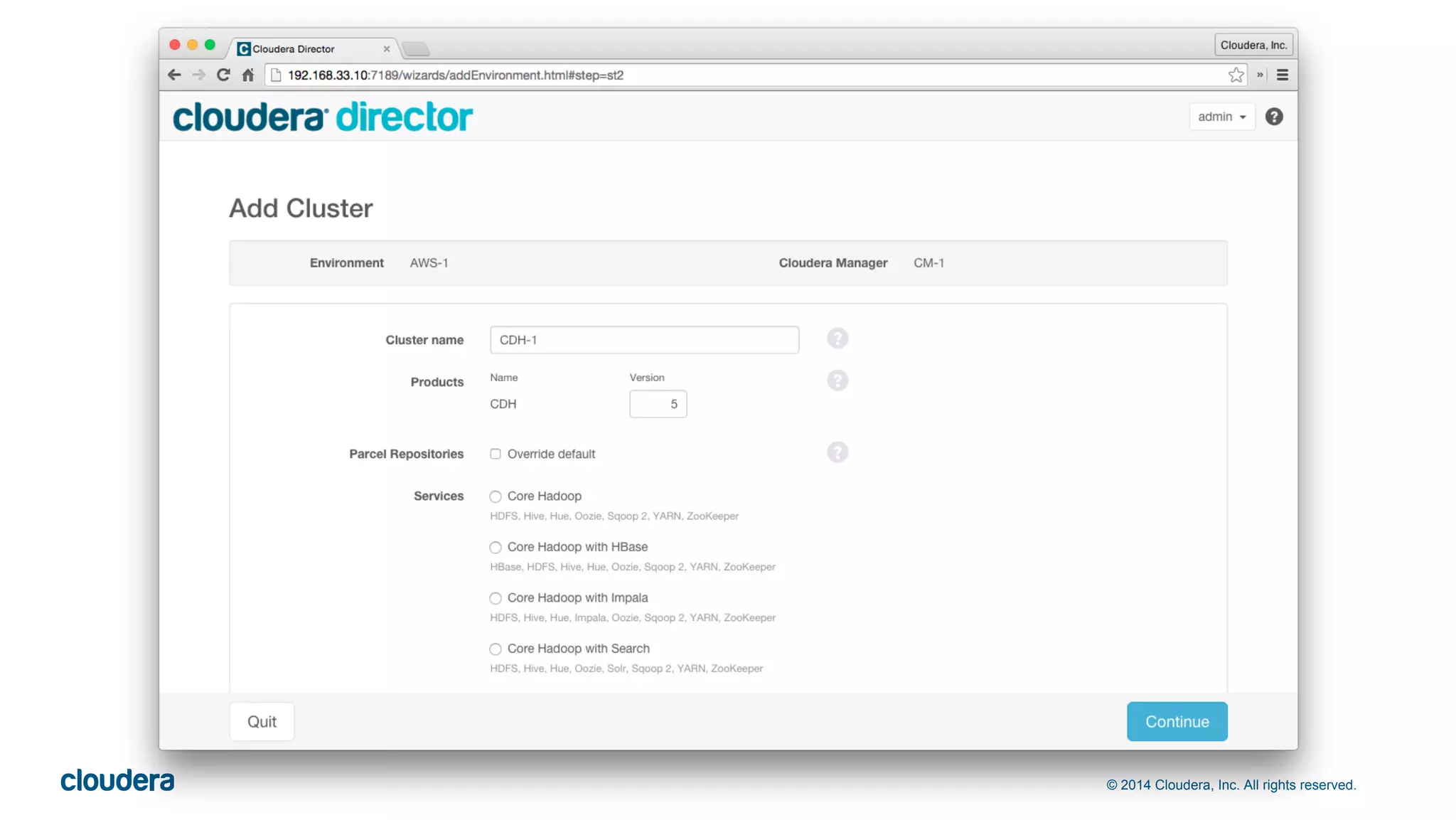 © 2014 Cloudera, Inc. All rights reserved.
 