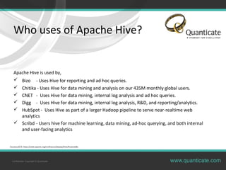 Apache Hive - Introduction Slide 10