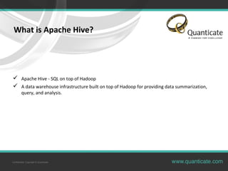 Apache Hive - Introduction Slide 4