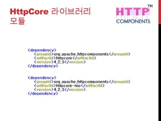 HttpCore 라이브러리
모듈
 