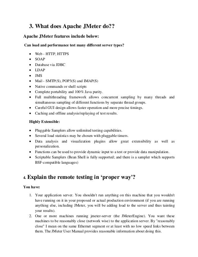 apache jmeter corporate online training interview trainer interview questions