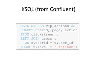 Ksql Stream Icons Apache Kafka: Past, Present and Future | PPTX