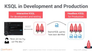 Ksql Examples Apache Kafka and KSQL in Action: Let's Build a Streaming Data Pipeline ...