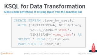 Apache Kafka and KSQL in Action: Let's Build a Streaming Data Pipeline ...