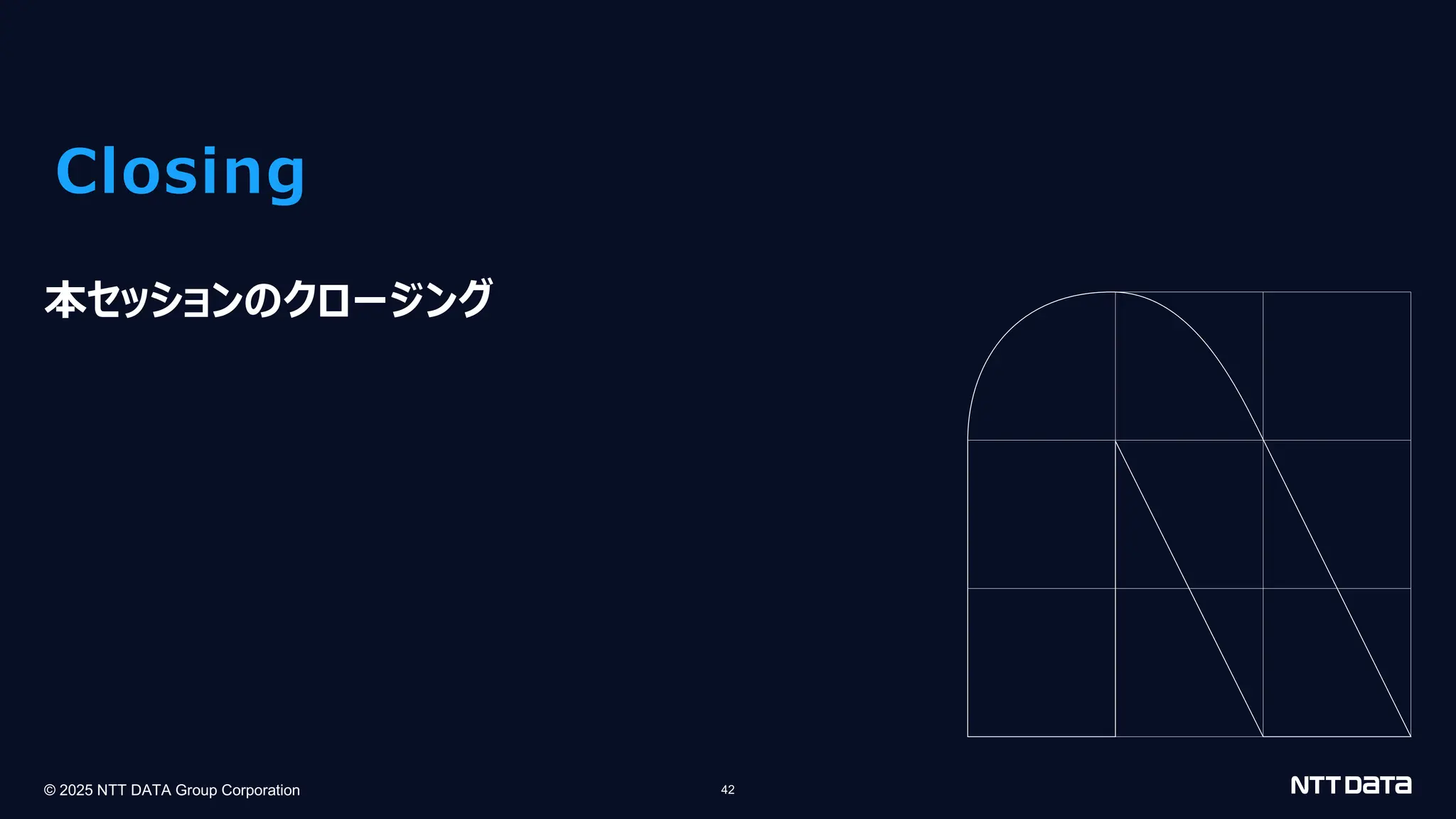 © 2025 NTT DATA Group Corporation 42
Closing
本セッションのクロージング
 