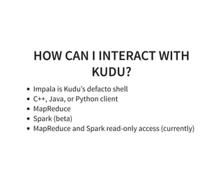 Apache kudu | PDF