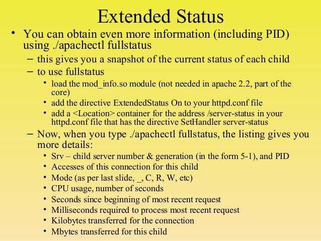 Apache status open slot with no current process free