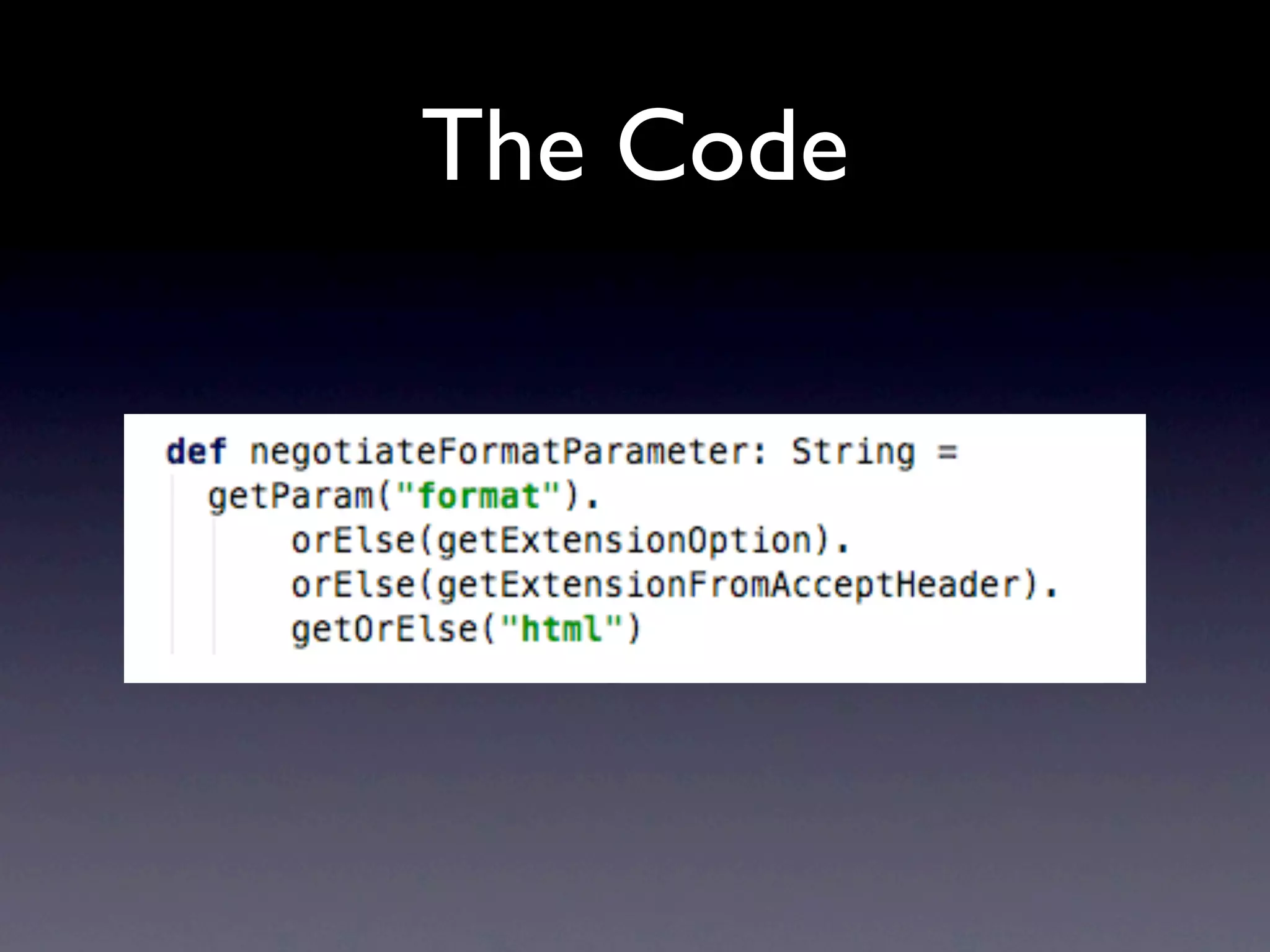 The Code 