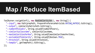 Map / Reduce ItemBased
 