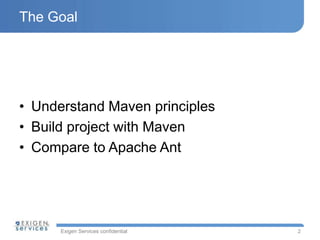 Apache maven 2 overview | PPTX