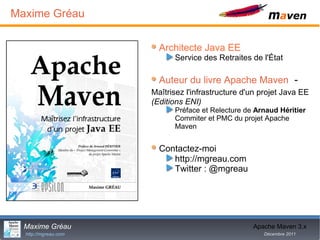 Maxime Gréau

                        Architecte Java EE
                            Service des Retraites de l'État

    ...