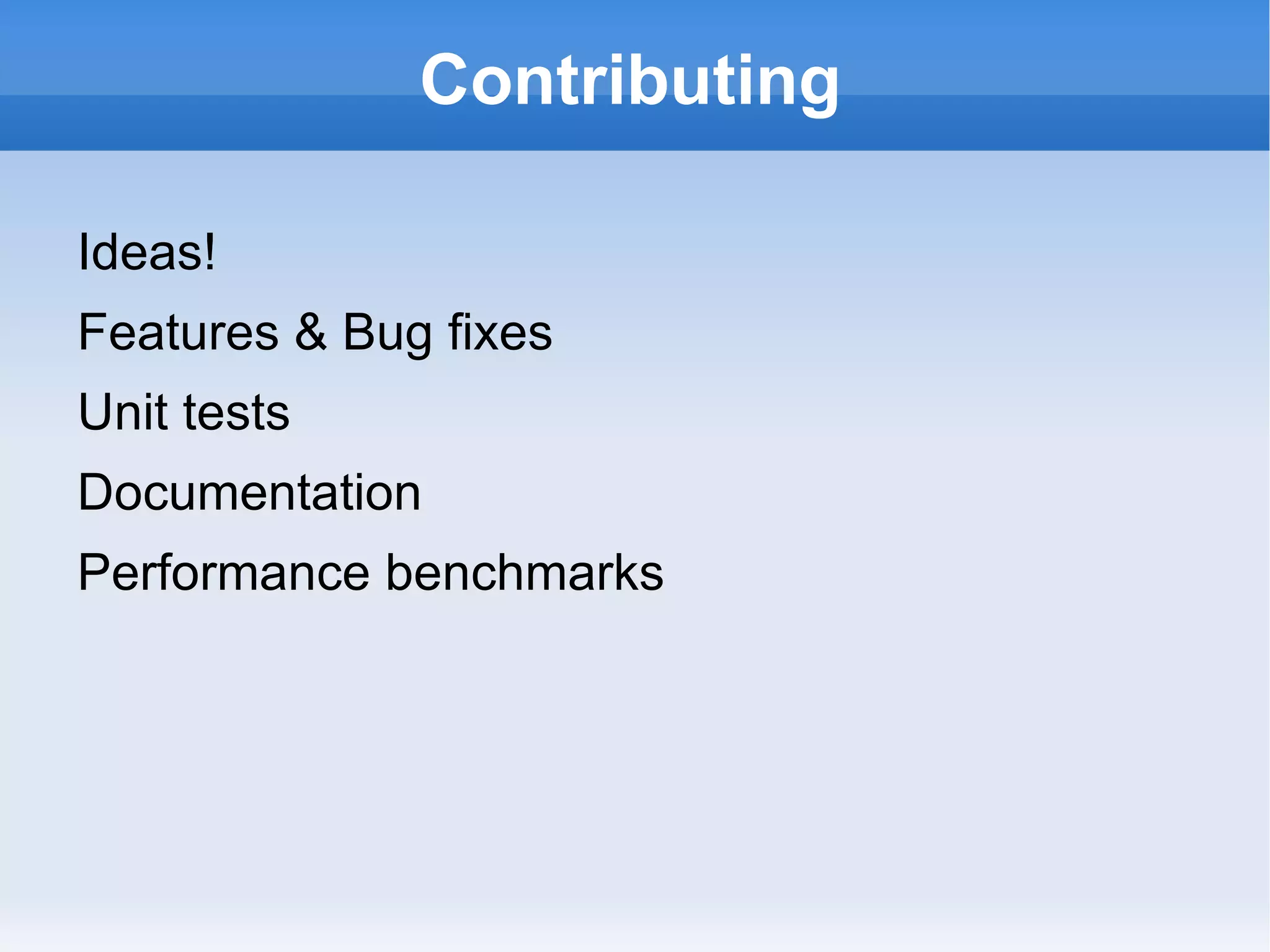 Problems we're solving Fast full-text search 