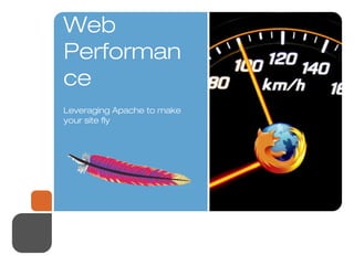 Apache
Web
Performan
ce
Leveraging Apache to make
your site fly
 