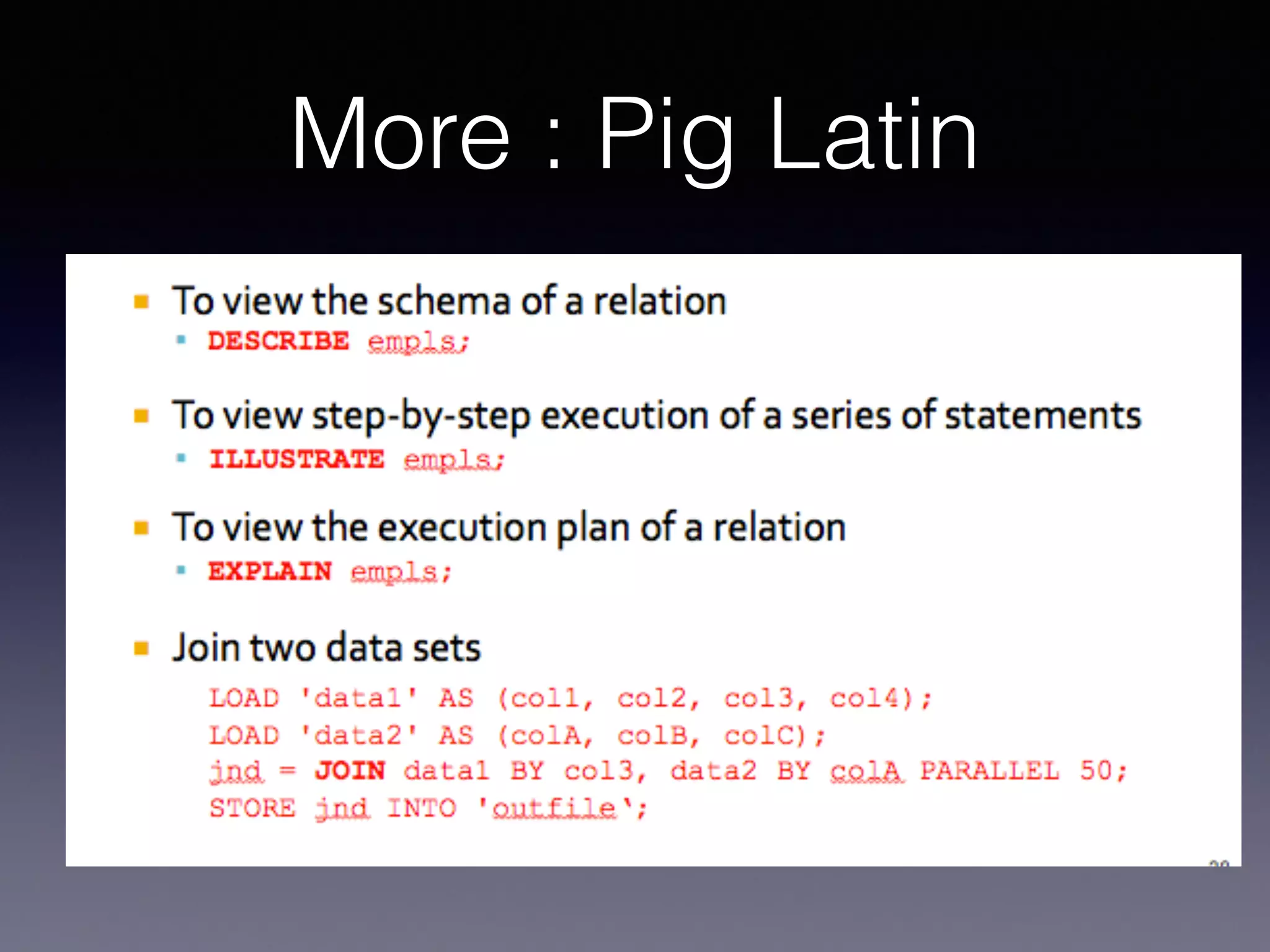 More : Pig Latin
 