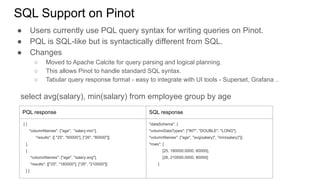 New Features in Apache Pinot | PDF