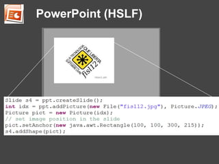 PowerPoint (HSLF)
 