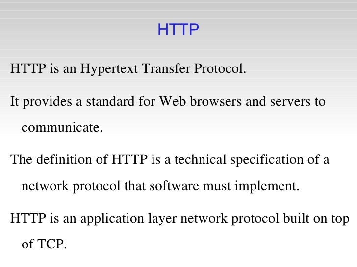apache ppt http slideshare