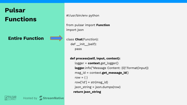 Apache Pulsar Development 101 with Python | PPT