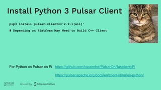 Apache Pulsar Development 101 with Python
