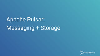 Apache Pulsar Overview | PDF