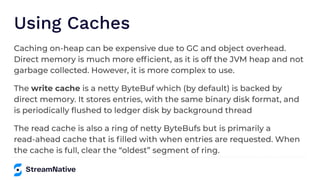 Using Caches
write cache
 